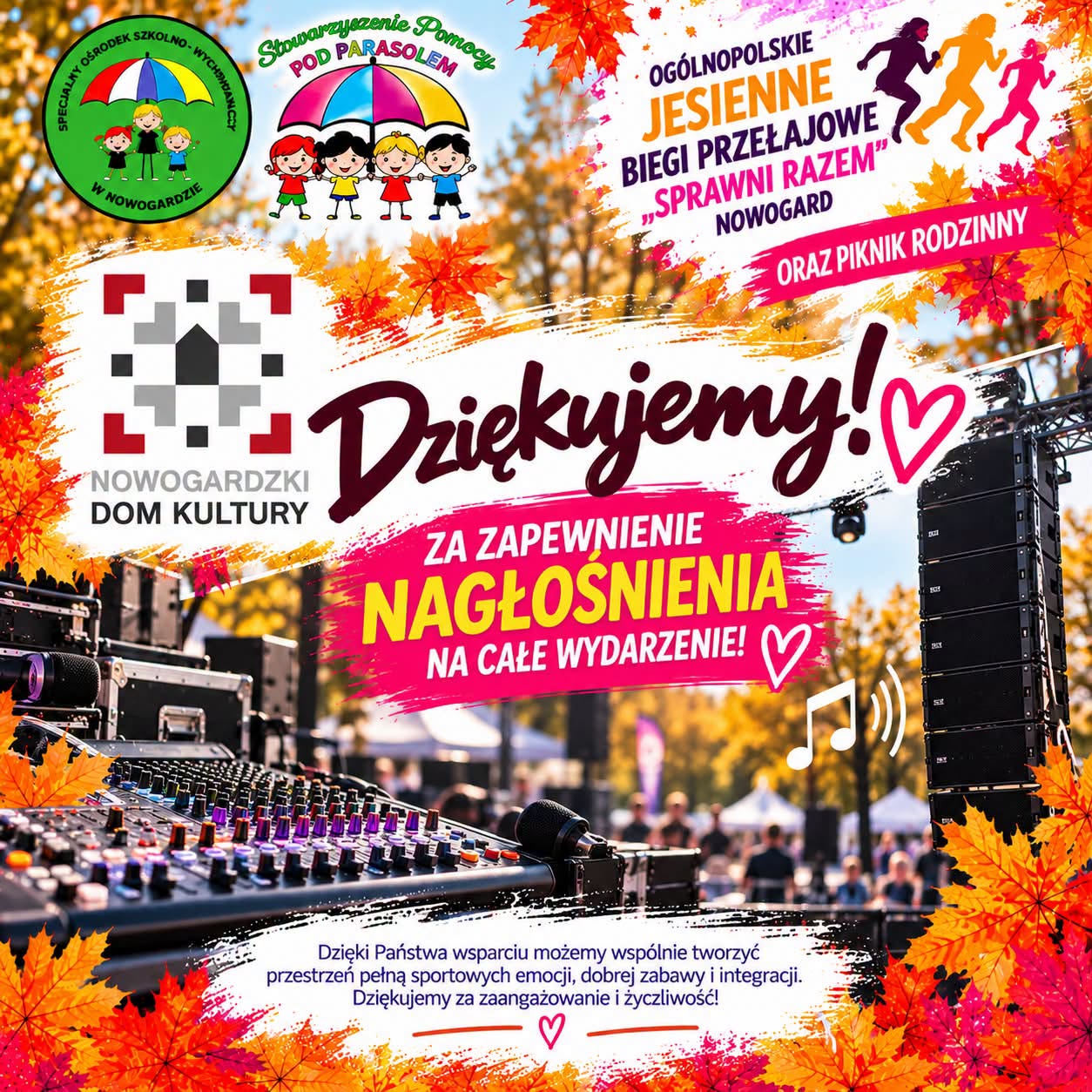 podziękowania dla ndk od sosw