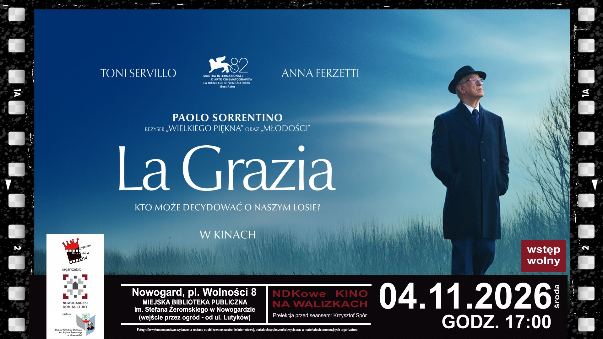 „La Grazia" na ekranie w Akademii Filmowej  - ZAPRASZAMY!